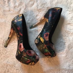 Floral heels